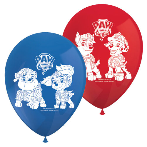 Paw Patrol Latex Ballonnen - 8 st - 30 cm 