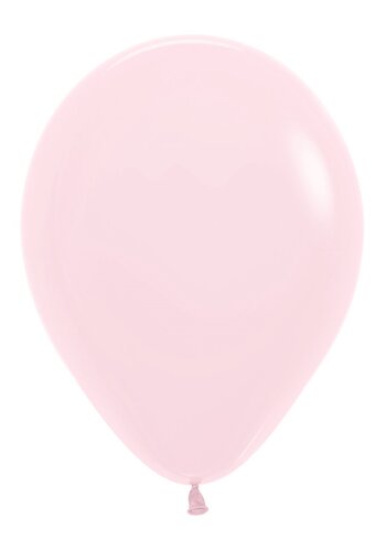 Helium Ballon Pastel Zacht Roze (28cm) 