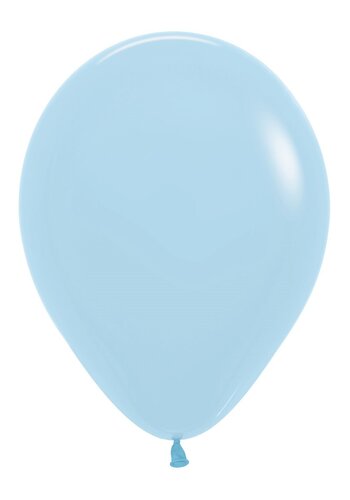 Helium Ballon Pastel Zacht Blauw (28cm) 