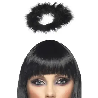 Tiara Halo Zwart - 17cm