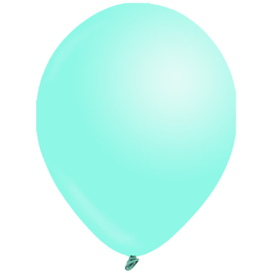 Helium Ballon Pastel Mint Groen (28cm)-1