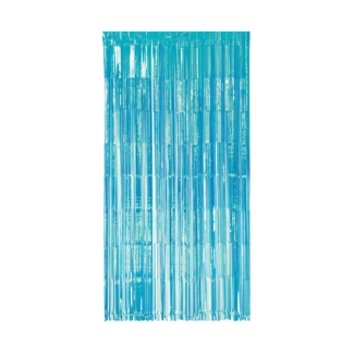 PartyPal Deurgordijn Licht Blauw - 2,5(H)x1(B)cm