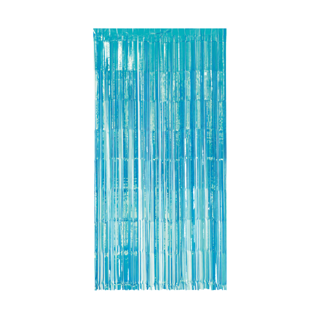 Deurgordijn Licht Blauw