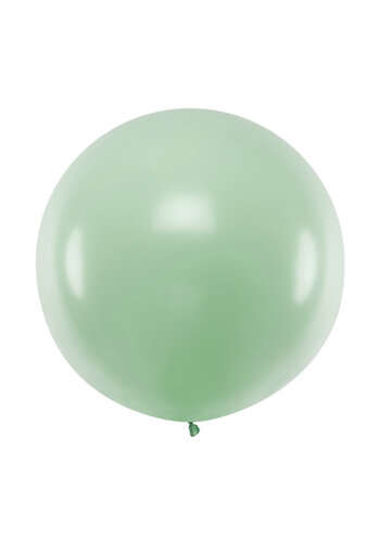 Mega Ballon Pastel Pistache - 1 mtr - 1 stuk 