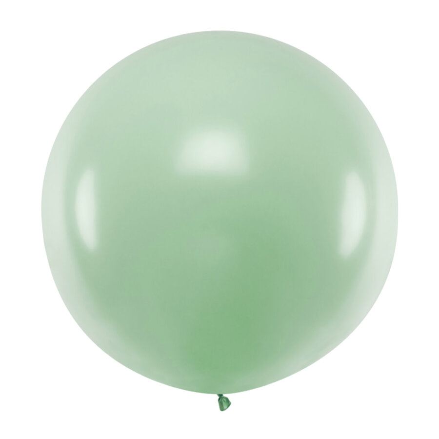 Mega Ballon Pastel Pistache - 1 mtr - 1 stuk-1