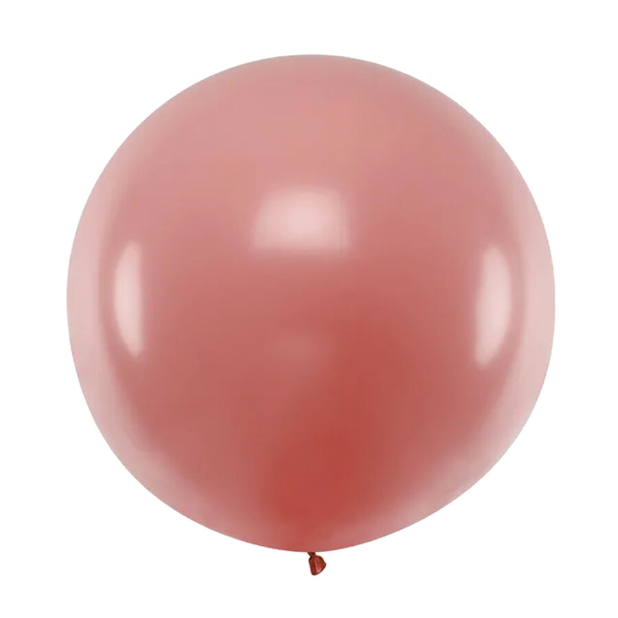 Mega Ballon Pastel Wild Rose - 1 mtr - 1 stuk-1