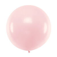 thumb-Mega Ballon Pastel Soft Pink - 1 mtr - 1 stuk-1