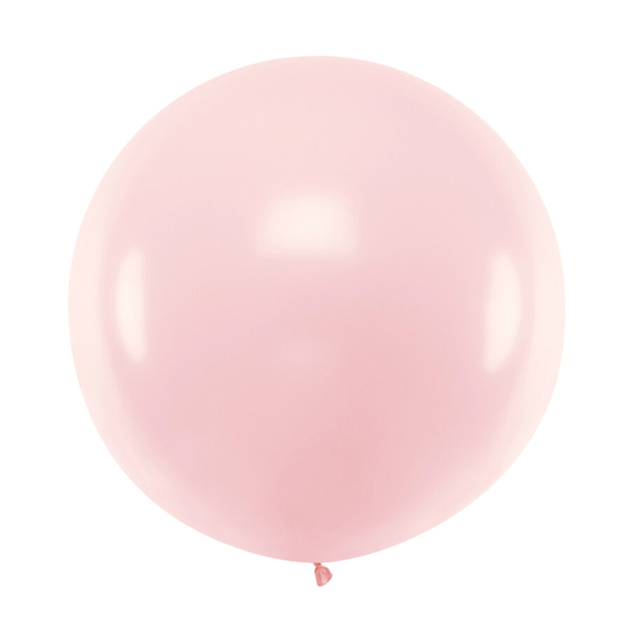 Mega Ballon Pastel Soft Pink - 1 mtr - 1 stuk-1