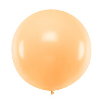 Mega Ballon Pastel Licht Peach - 1 mtr - 1 stuk