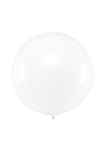 Mega Ballon Pastel Clear - 1 mtr - 1 stuk 