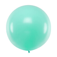 Mega Ballon Pastel Light Mint - 1 mtr - 1 stuk