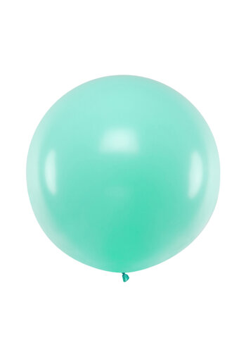 Mega Ballon Pastel Light Mint - 1 mtr - 1 stuk 