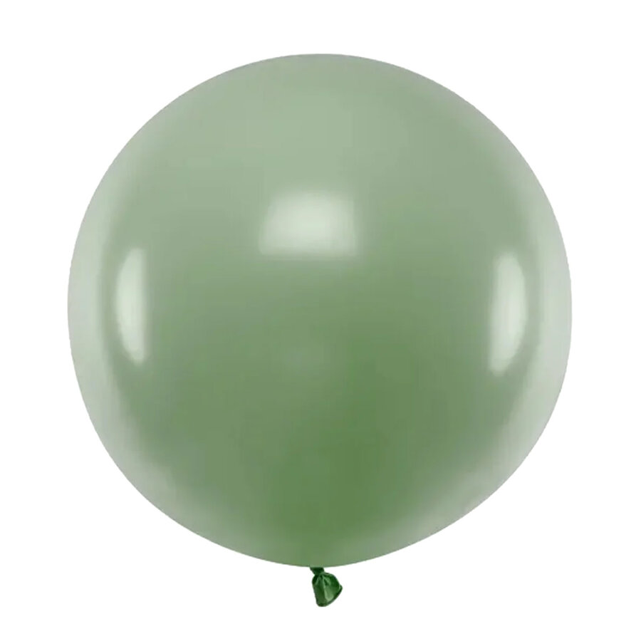 Mega Ballon Pastel Rosemary Green - 1 mtr - 1 stuk-1