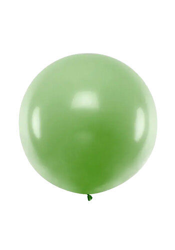 Mega Ballon Pastel Green - 1 mtr - 1 stuk 