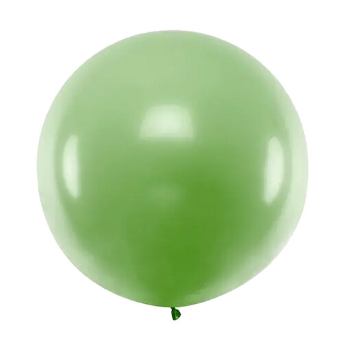Mega Ballon Pastel Green - 1 mtr - 1 stuk 