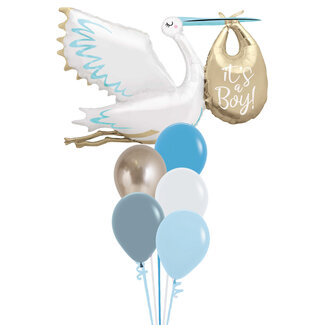 Sempertex Baby Stork Pastel Blue Set