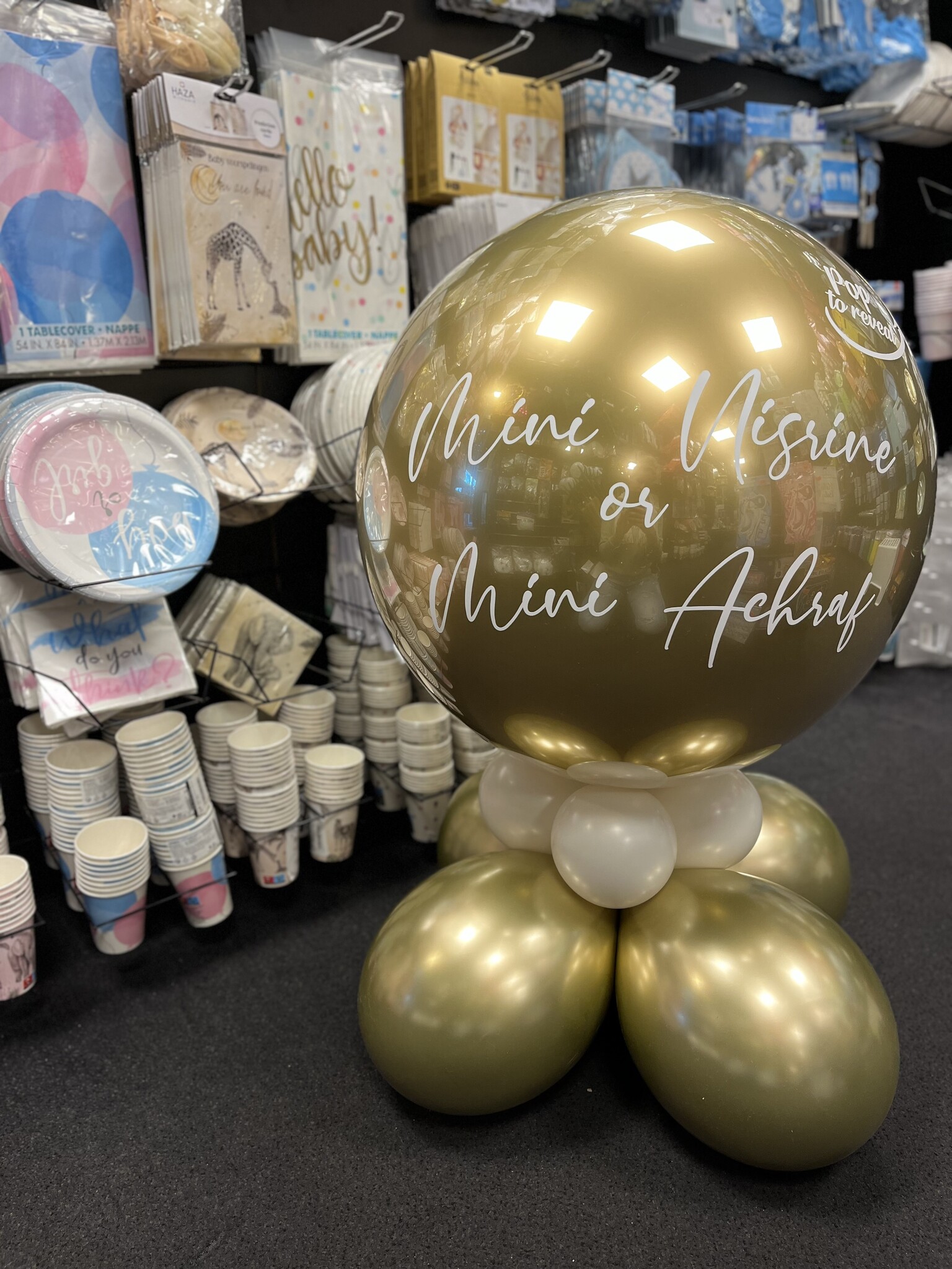 Gender Reveal Decoraties