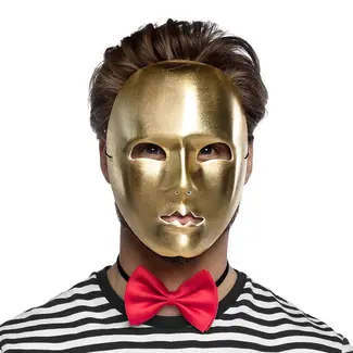 Boland Gezichtsmasker Mime - Goud