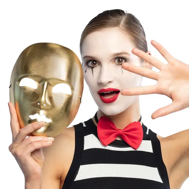 Gezichtsmasker Mime - Goud