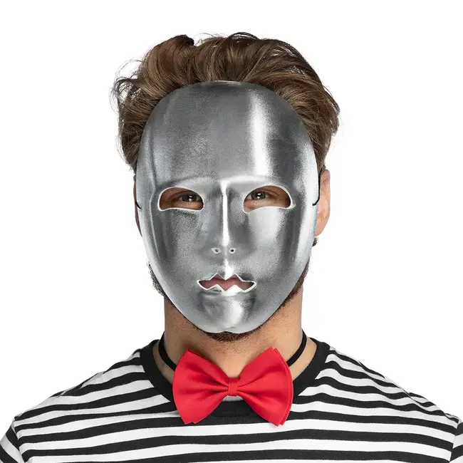 Gezichtsmasker Mime - Zilver