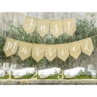 thumb-Jute Banner Just Married-1