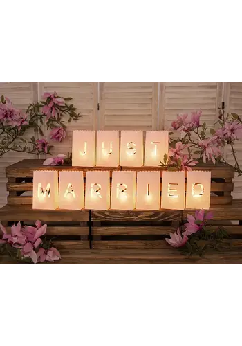 Just Married - Candles Bags 