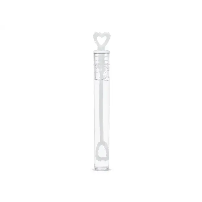 Soap Bubbles Heart - White