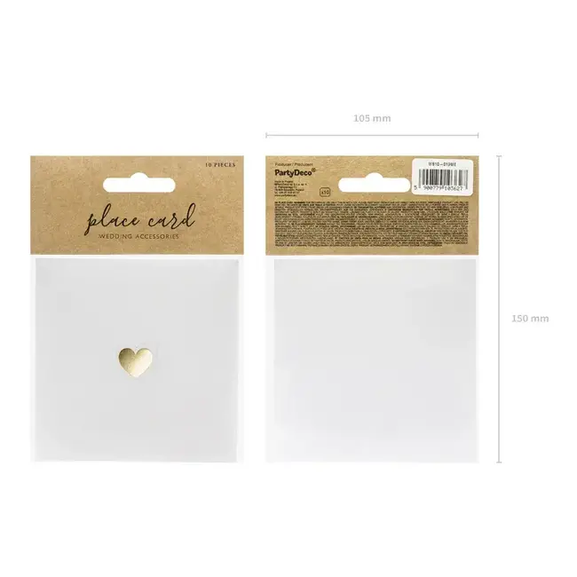 Naam Kaartjes Hartje Goud