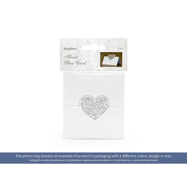 Naam Kaartjes Hartje Wit