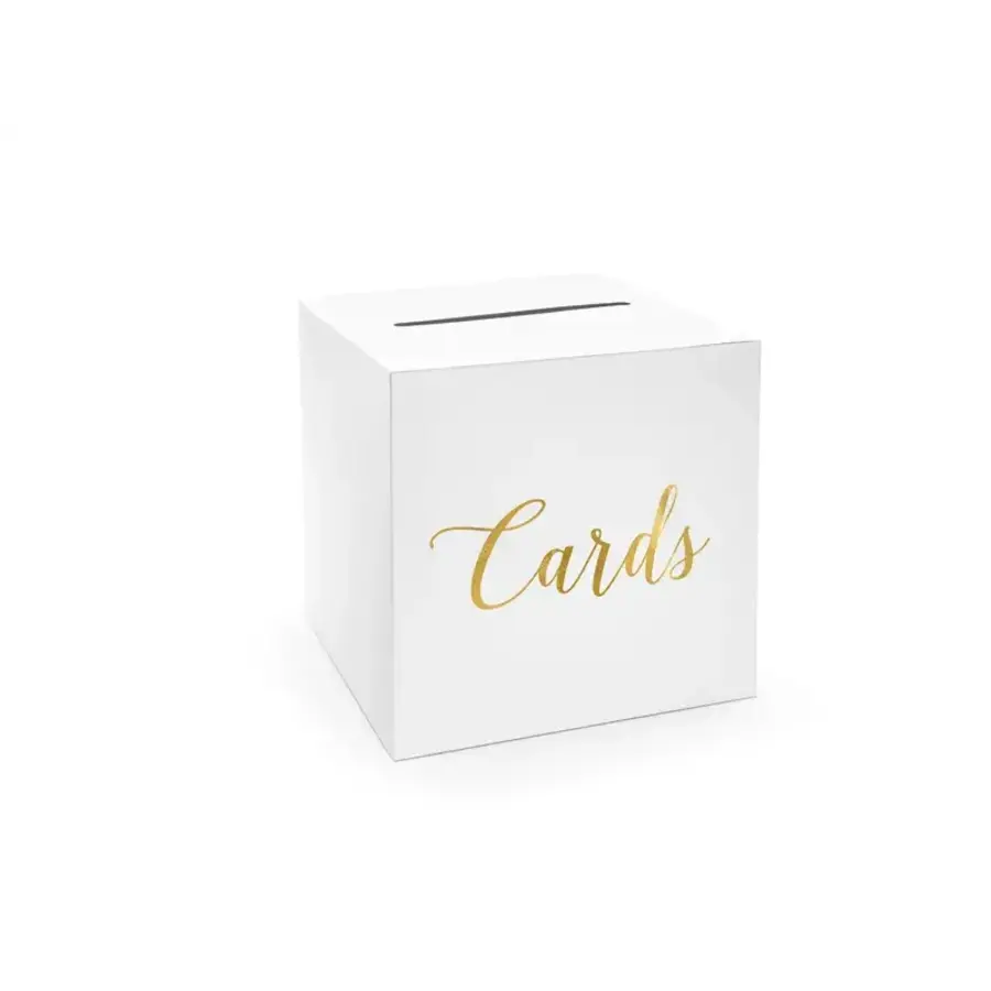 Wedding Card Box - Gold-2
