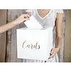 PartyDeco Wedding Card Box - Gold