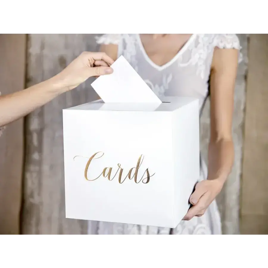Wedding Card Box - Gold-1