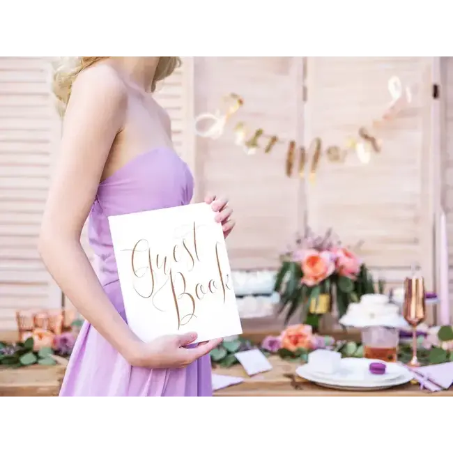Guest Book - Rosé Gold