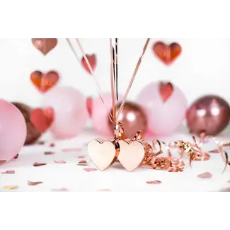 Ballon gewichtje Hart - 137 gram Rosé Gold