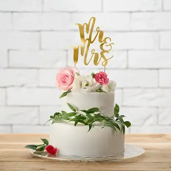 Bruidstaart decoratie - taarttoppers