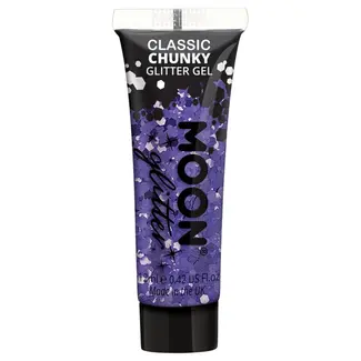 moon Holographic chunky Glitter gel Purple - 12ml