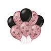 Ballonnen 16 - Rosé Gold & Black - 8 st