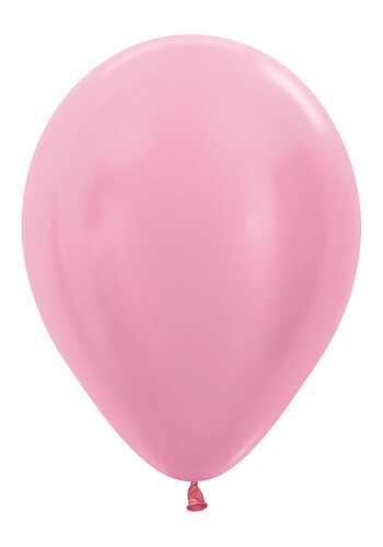 Heliumballon Licht Roze Metallic (28cm) 