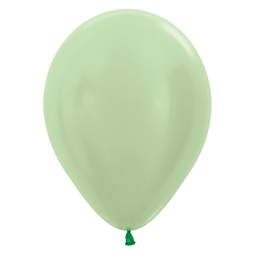 Heliumballon Lime Groen Metallic (28cm) 