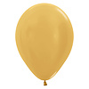 Qualatex Helium Ballon Goud Metallic (geel goud) (28cm)
