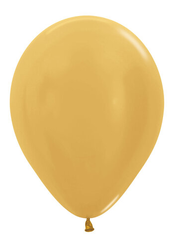 Heliumballon Goud Metallic (28cm) 