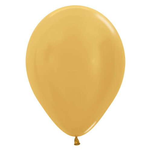 Heliumballon Goud Metallic (28cm) 