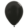 Qualatex Helium Ballon Zwart Metallic (28cm)
