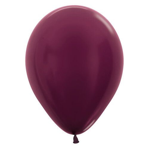 Heliumballon Bordeaux Metallic (28cm) 