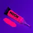 Neon UV Face & Body Gel with brush - Roze - 15ml