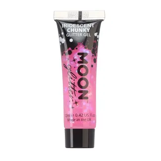 moon Iridescent chunky Glitter gel Pink - 12ml