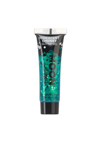 Iridescent chunky Glitter gel Green - 12ml 