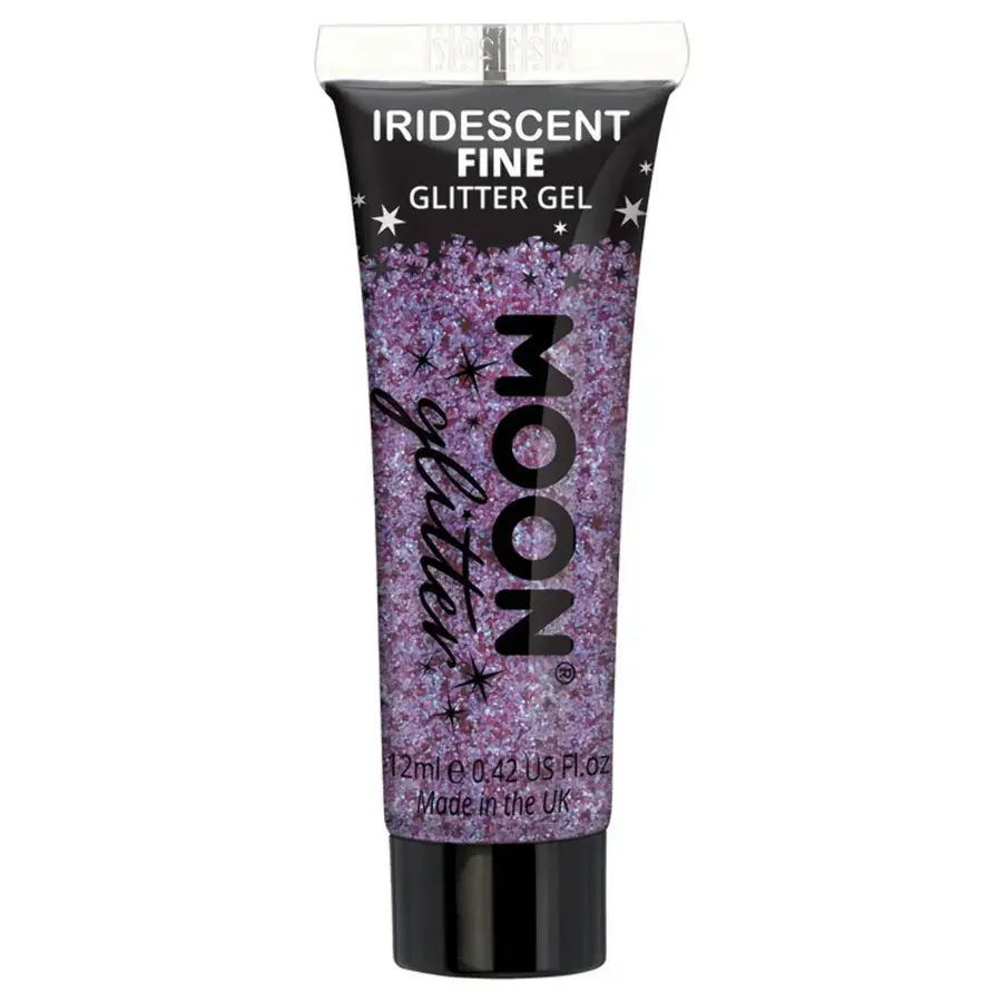 Iridescent fine Glitter gel Purple - 12ml-1