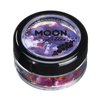 moon Chunky Glitter - Paars - 3 gram