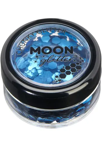 Chunky Glitter - Blauw - 3 gram 